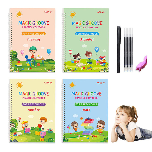 Preschool Writing Aid, Practice Copybook, Writing Copybook